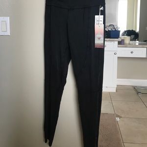 Leggings with detail lining