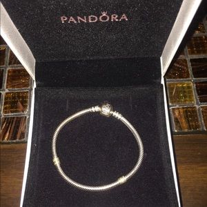 Iconic silver charm bracelet