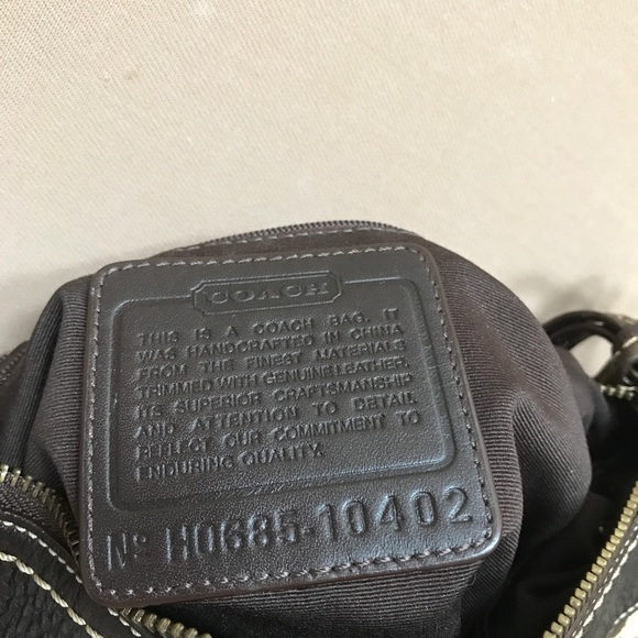 Coach shoulder bag. Signature brown - Picture 6 of 6