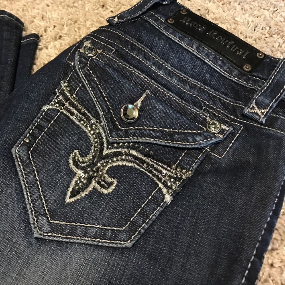 Rock Revival women's dark wash bootcut denim jeans
