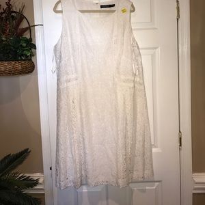 White Ralph Lauren Lace Cocktail Dress