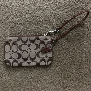 Classic Coach Wristlet