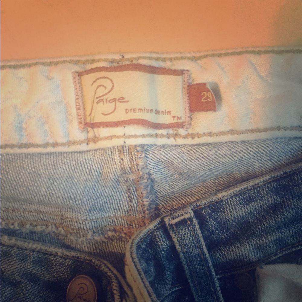 Cute wide legged Paige jeans