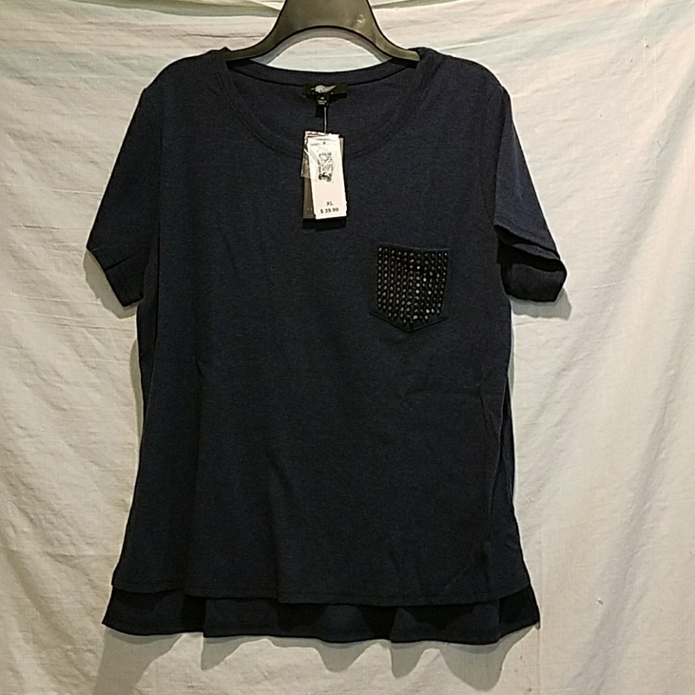 Fair Child studded short sleeve t-shirt.