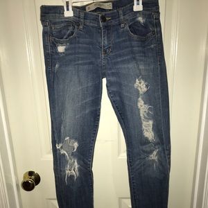 Abercrombie & Fitch destroyed jeans