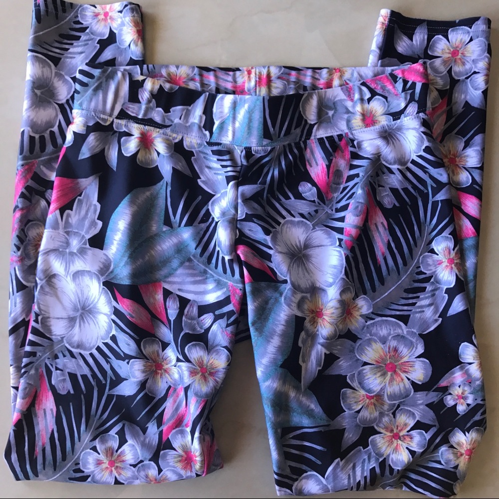 Workout floral leggings
