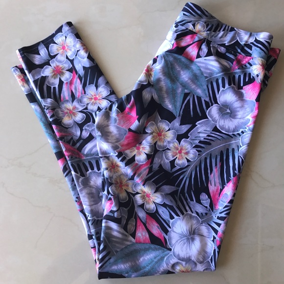 Workout floral leggings - Picture 2 of 4