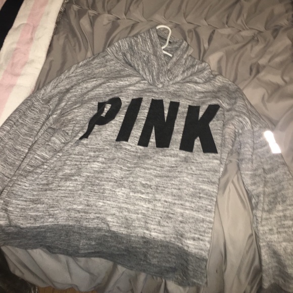 PINK Victoria's Secret Tops - Cowl neck hoodie from pink