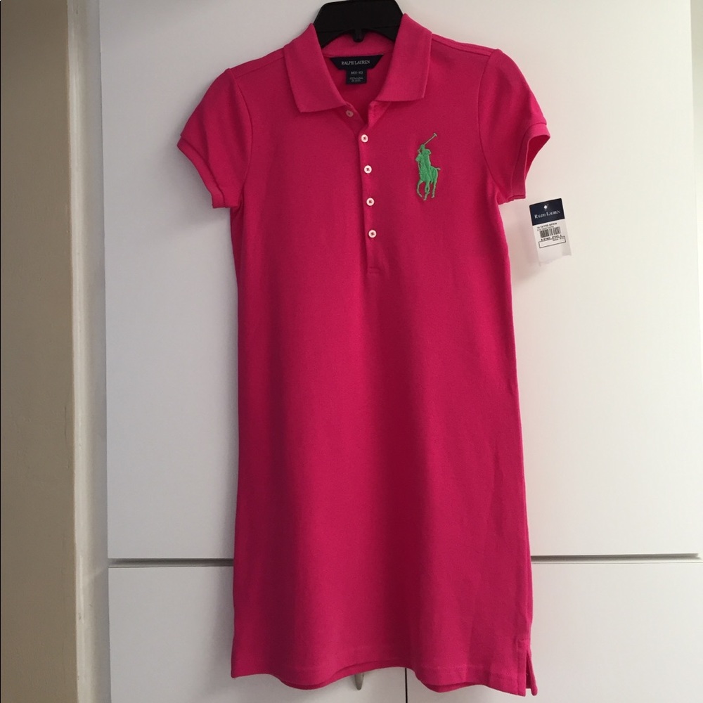 Girls Ralph Lauren Dress - Pink - M (8-10)