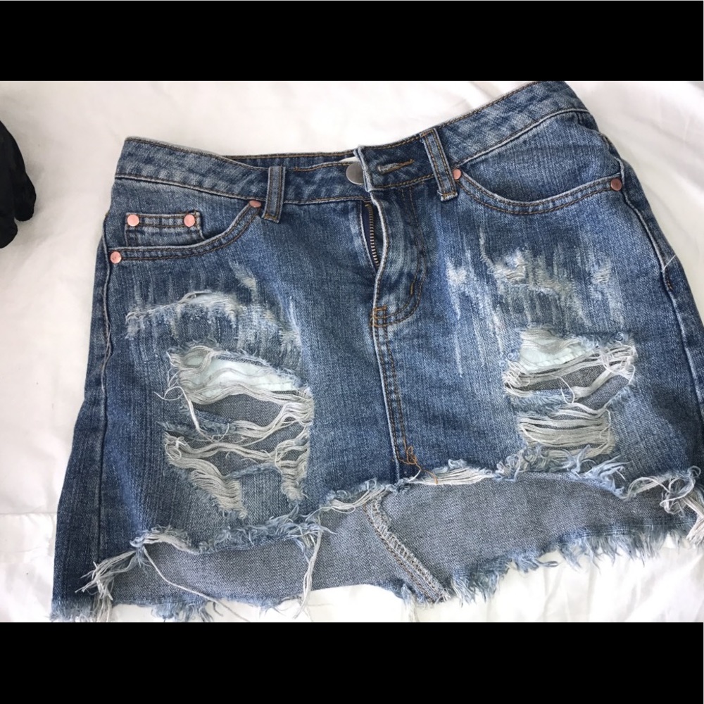DenimMini Skirt