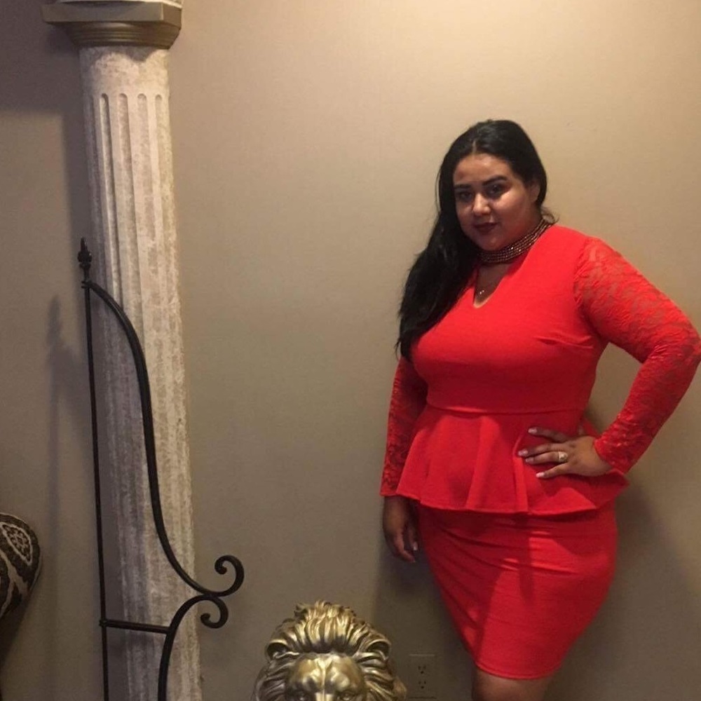 Red dress in good condition