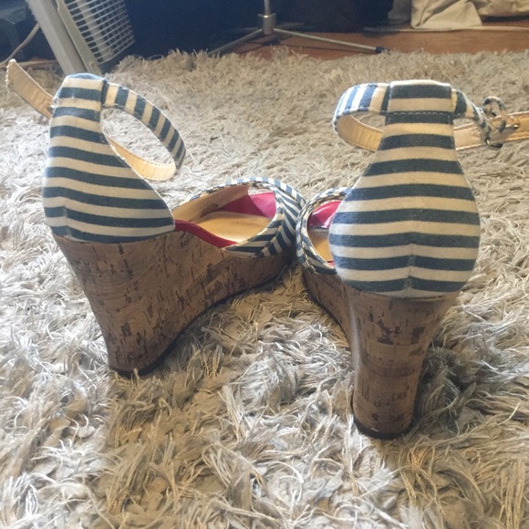 Peep-Toe Sailor Espadrilles, Wedge heals - Picture 7 of 8