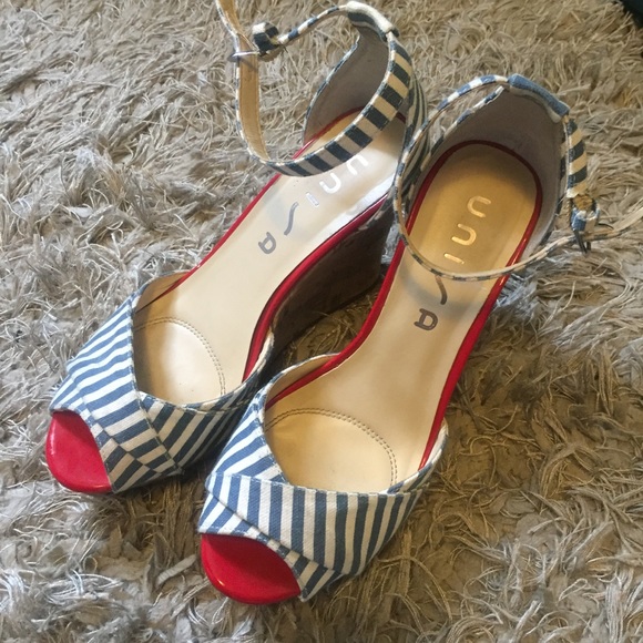 Peep-Toe Sailor Espadrilles, Wedge heals - Picture 8 of 8