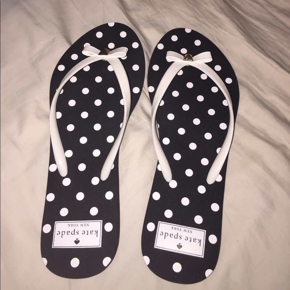 brand new kate spade flip flops
