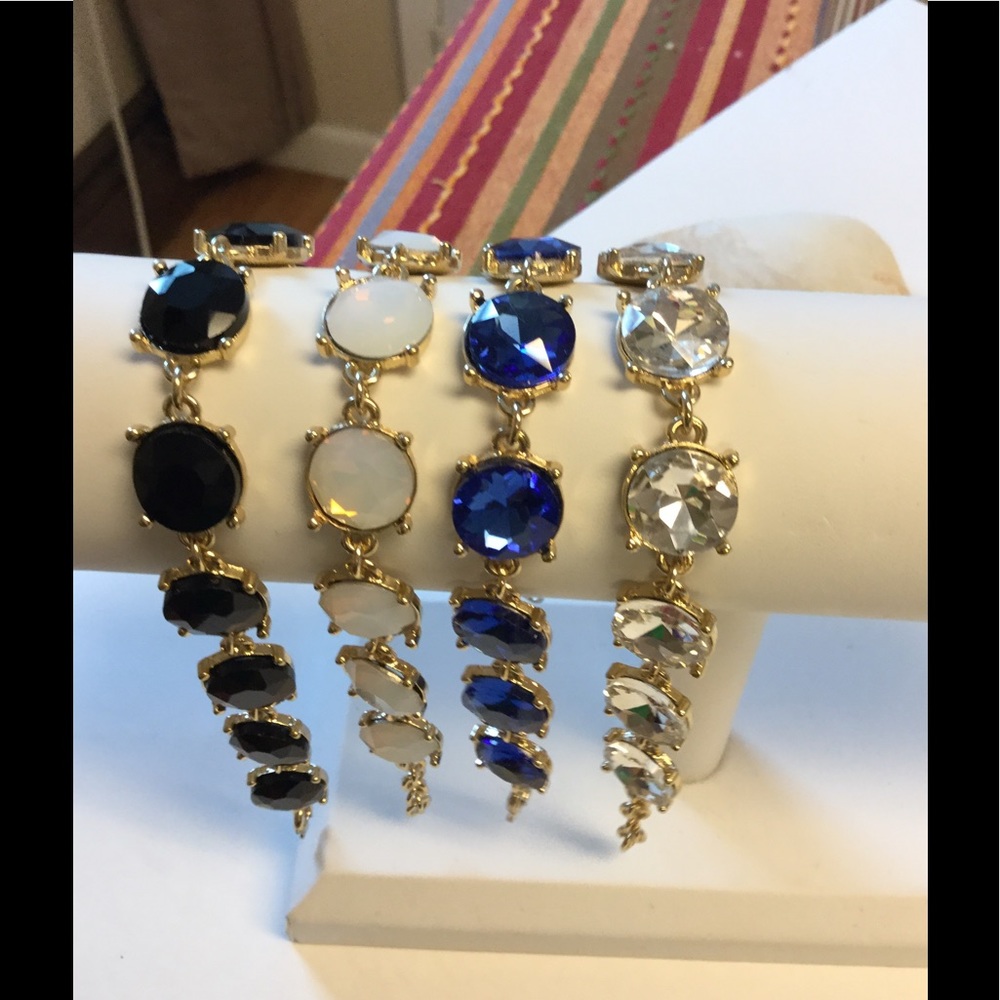 Gold & Crystal Bracelet - Picture 3 of 4