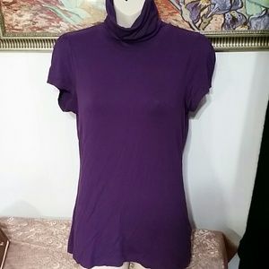 Short sleeve turtleneck Jersey from The Limited