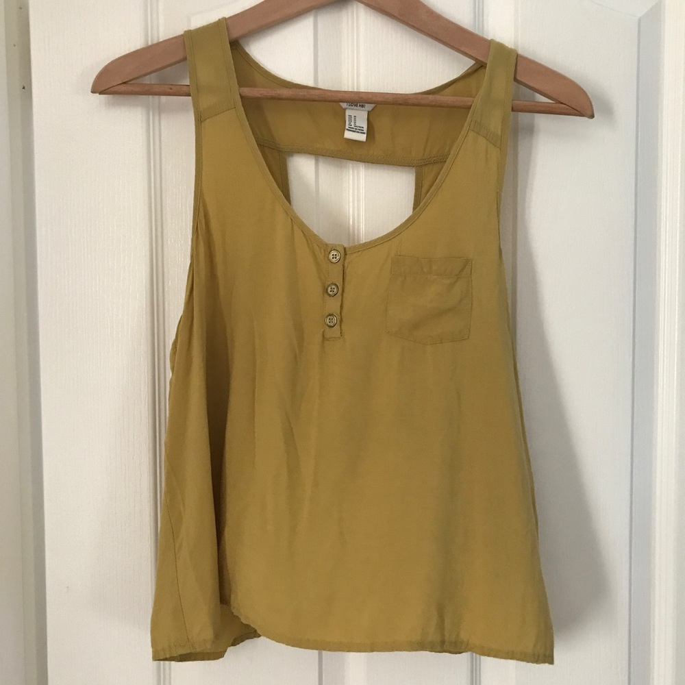 Yellow tank top