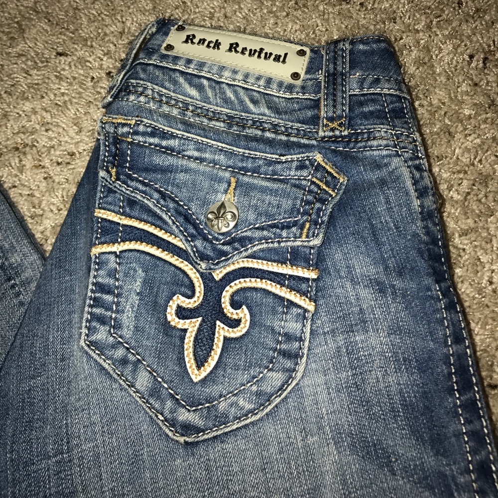 Rock Revival women's light wash bootcut jeans