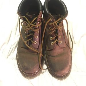 Size 11 Dr. martens air wair boots brown