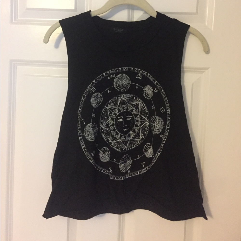 Black Graphic Tank