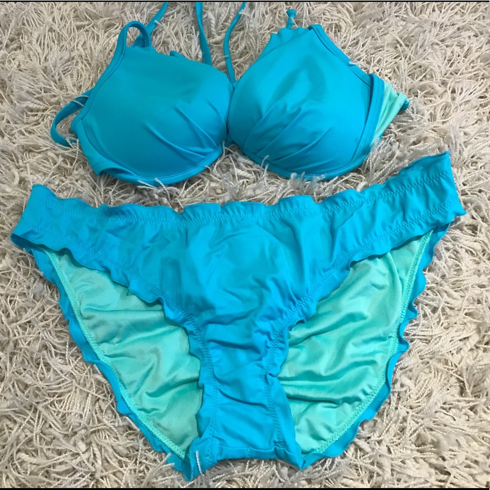Victoria Secret Blue Bikini Set