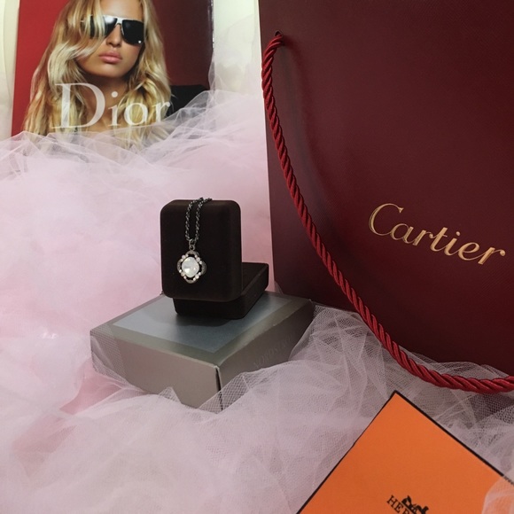 Opal necklace silver chain - Picture 2 of 4