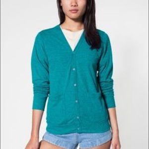 American Apparel Tri-Blend Cardigan