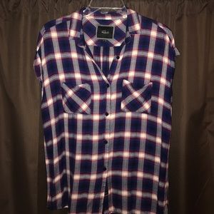 Rails short sleeve flannel