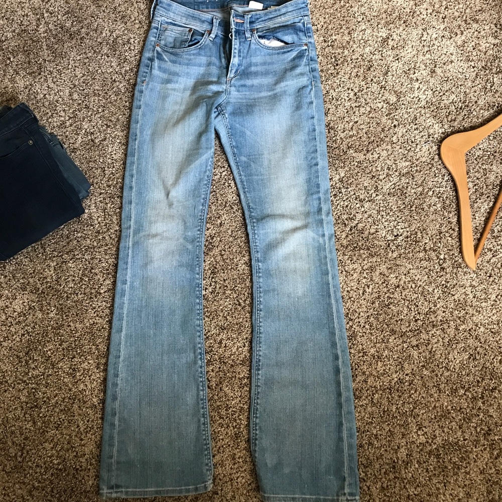 Flare light wash jeans