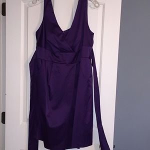Size 18 purple dress worn once to a wedding