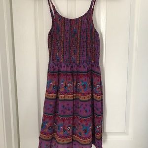 Floral halter top dress