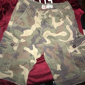 American Eagle Camo Cargo Shorts