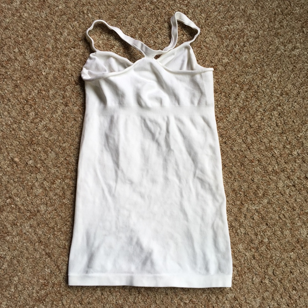 White shapewear top