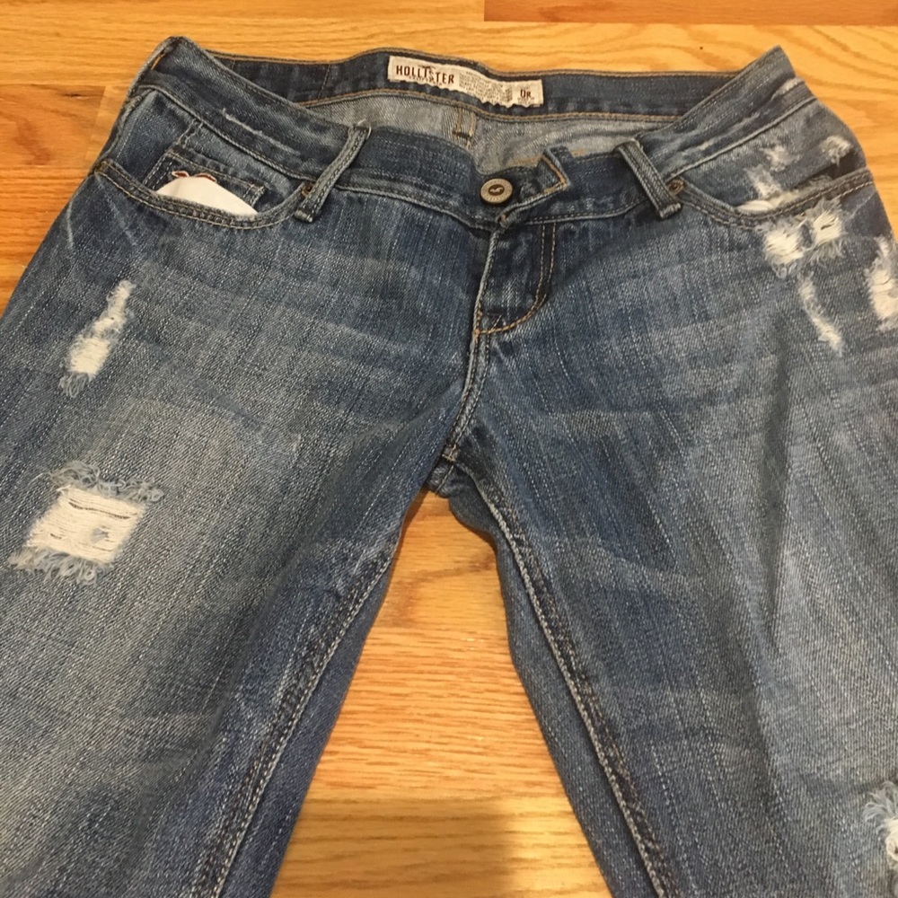 Distressed Hollister jeans