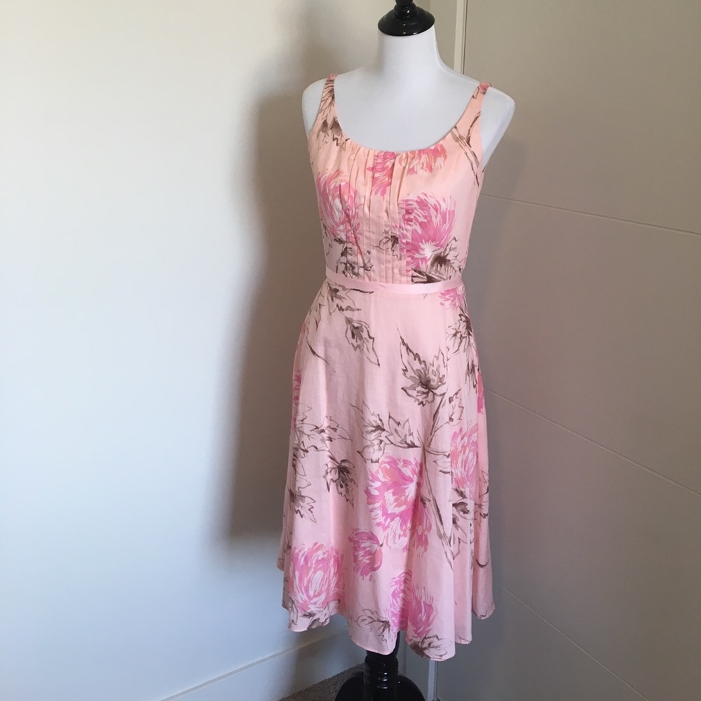 Pink Ann Taylor Loft cotton dress size 4