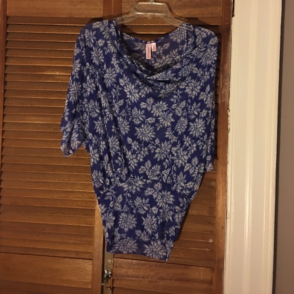 See-through floral top by sweet pea