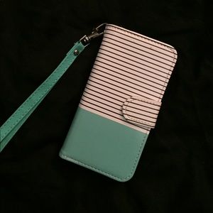 Mint & Stripes phone case for iPhone 5