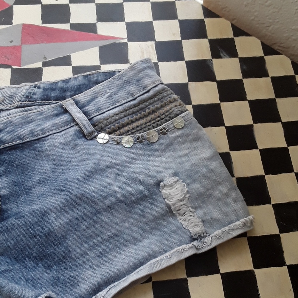 Vanilla Star jeans shorts sz 15 - Picture 2 of 7