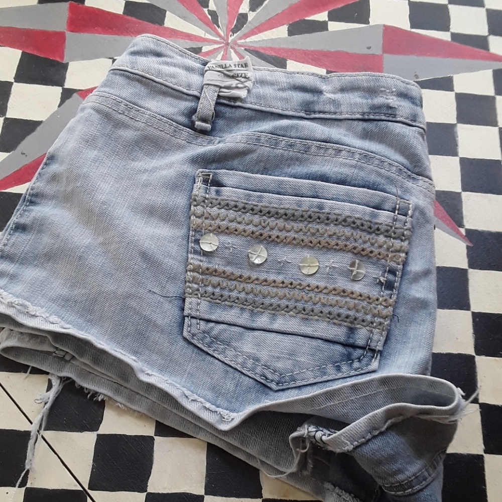 Vanilla Star jeans shorts sz 15 - Picture 5 of 7