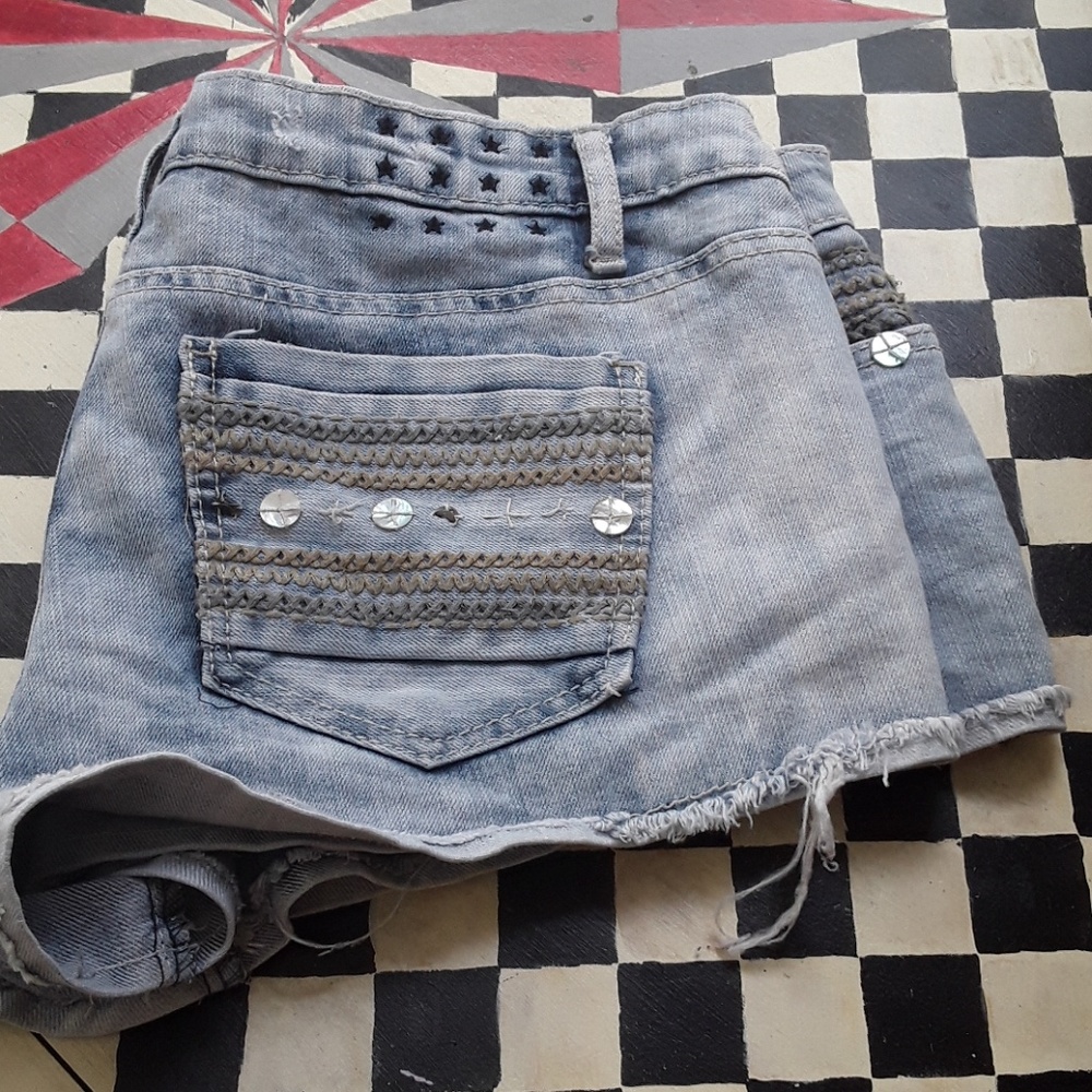 Vanilla Star jeans shorts sz 15 - Picture 7 of 7