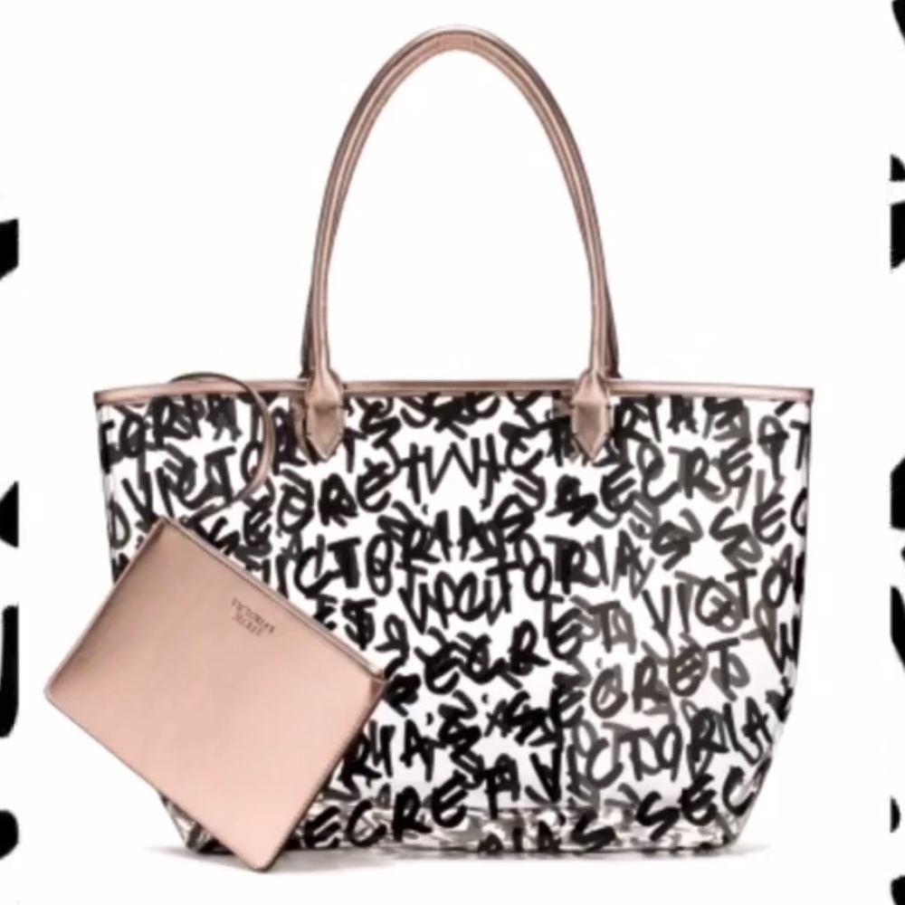 Victoria's Secret graffiti tote NIP - Picture 1 of 3