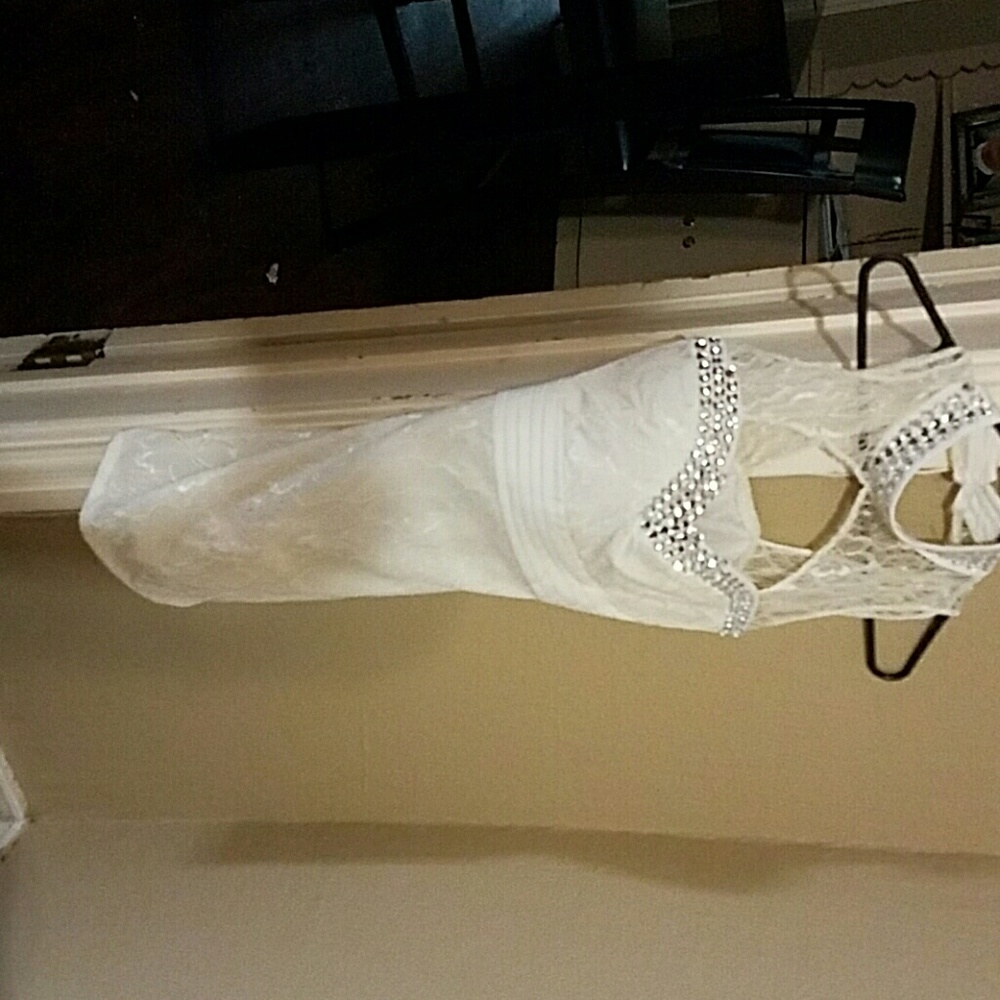 White elegant dress