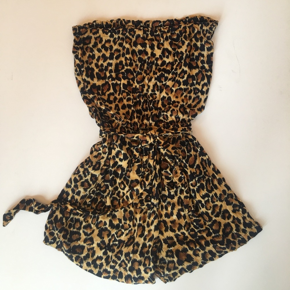 Brian Litchenberg Leopard Romper