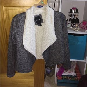 Faux fur lined jacket
