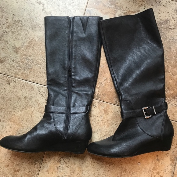 Jessica Simpson Knee High Black Boots - Picture 2 of 6