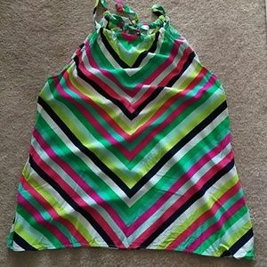Preppy Chevron Striped Top
