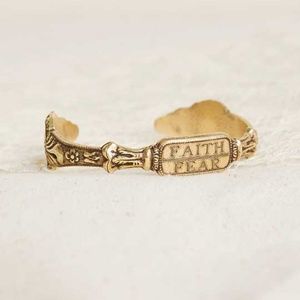 Quinn & Copper Faith over Fear Cuff bracelet