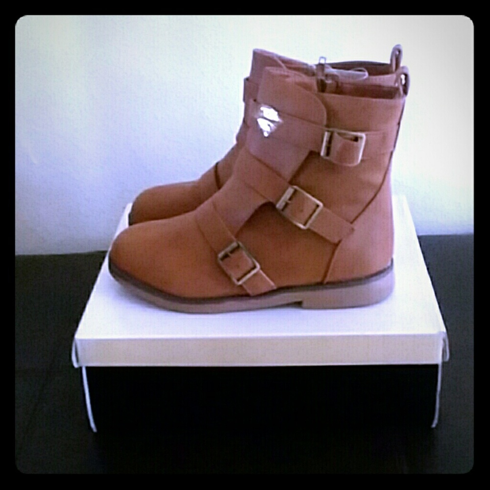 Bella Marie Leather Shoe Boots