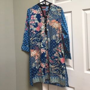 Khaadi Embroidered Lawn Kurti