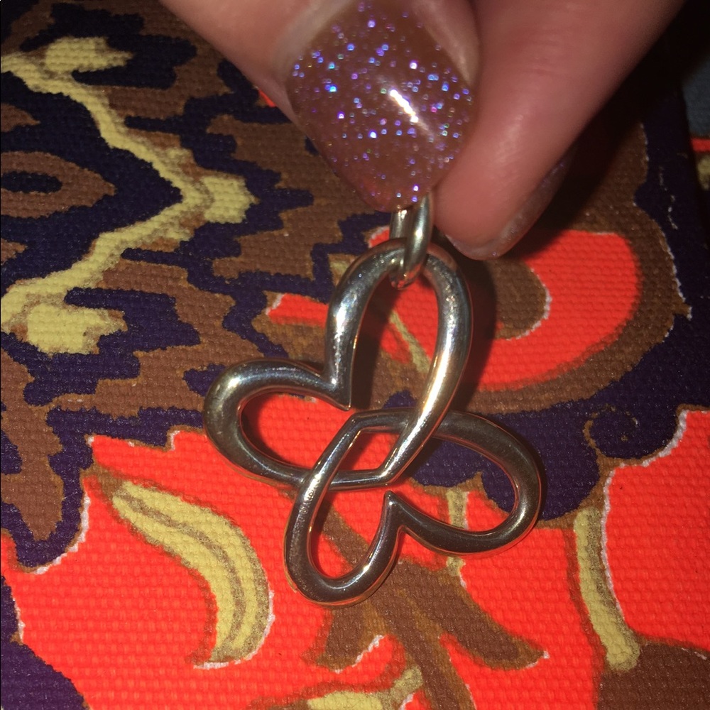 James Avery Linked Heart Butterfly Charm